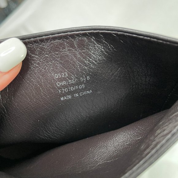 Coach Chrissi Monogram beige brown riding boots - Picture 9 of 9